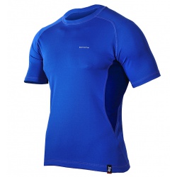 szybkoschnąca koszulka termoaktywna z krótkim rękawem BERENS Baseprotect - niebieska