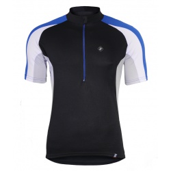 koszulka rowerowa BERENS Dilin - czarno-niebieska