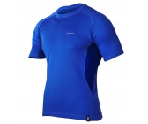 szybkoschnąca koszulka termoaktywna z krótkim rękawem BERENS Baseprotect - niebieska